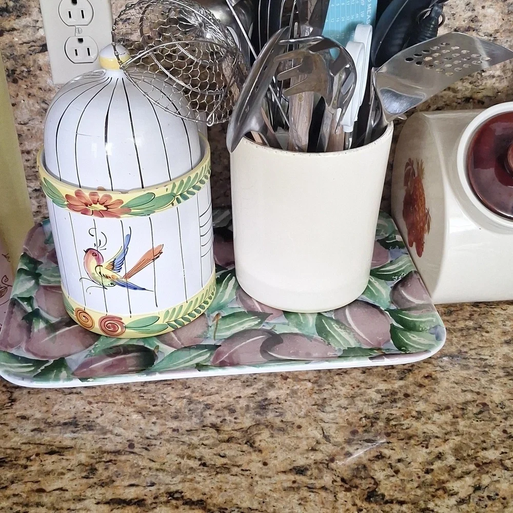 Tray large Italian handpainted for Bloomingdale's